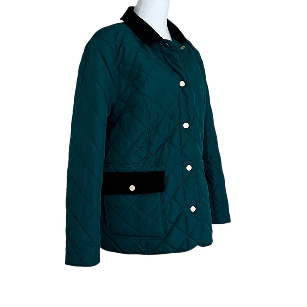 Charter Club Quilted Corduroy Trim Jacket (PL) - Picture 2 of 16